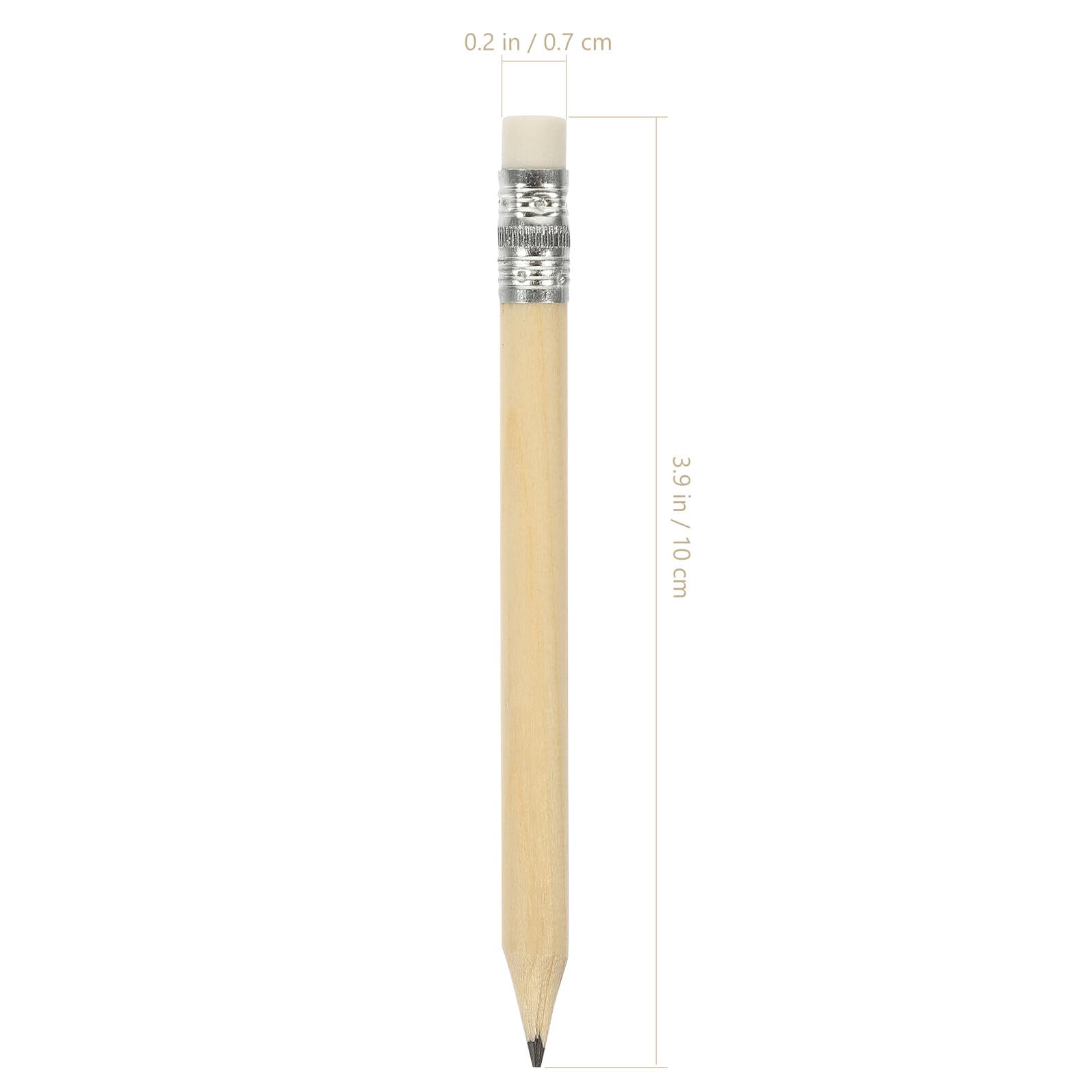 DOITOOL 250 pezzi Matite in Naturale con Piccole Matite Rotonde per Strumento Scrittura e Compatto per Scuola e Arte