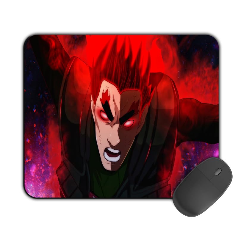 Image of Kirmada Gaming Mouse Pad - Might Guy Eight Gate (Naruto) Non-Slip Rubber Base - Durable, Smooth Surface, Ergonomic Design, Easy to Clean -Small Size for Mackbook,Laptop,Desktop