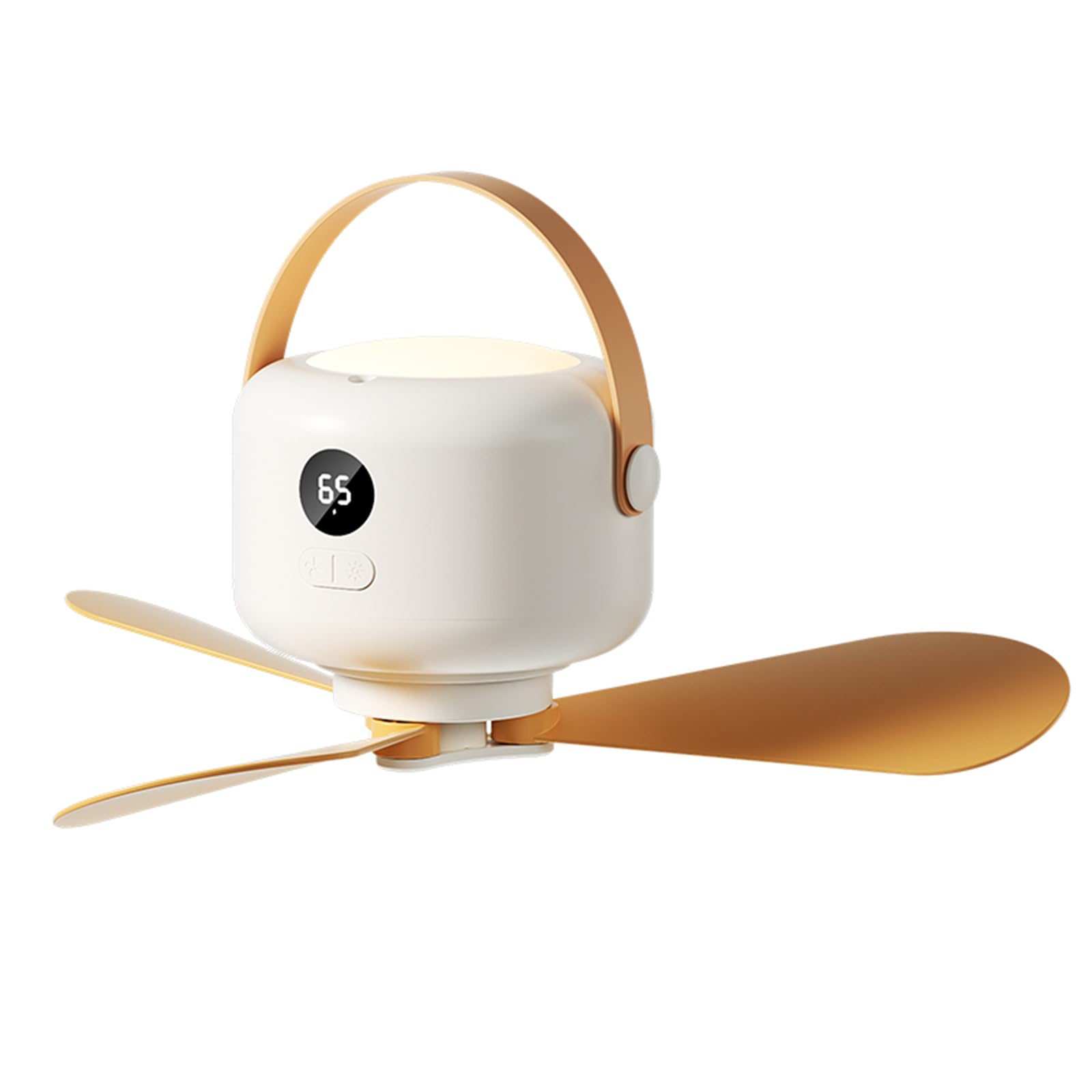 Ventilatore da soffitto staccabile foglie 3600mAh 7200mah batteria telecomando illuminazione regolabile per tende da campeggio all'aperto ventilatore tenda da campeggio