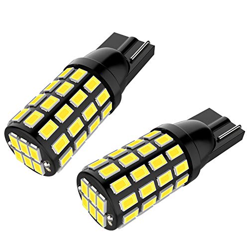 SCOBUTY Upgraded 921 LED Car Bulb Ultra Bright 54SMD 3014 Chipset, 912 T15 W16W LED Wedge Lamp 2.8W 12V 24V Canbus No Error Used for Backup Reverse Lights, 6500K White (2pcs/Pack)