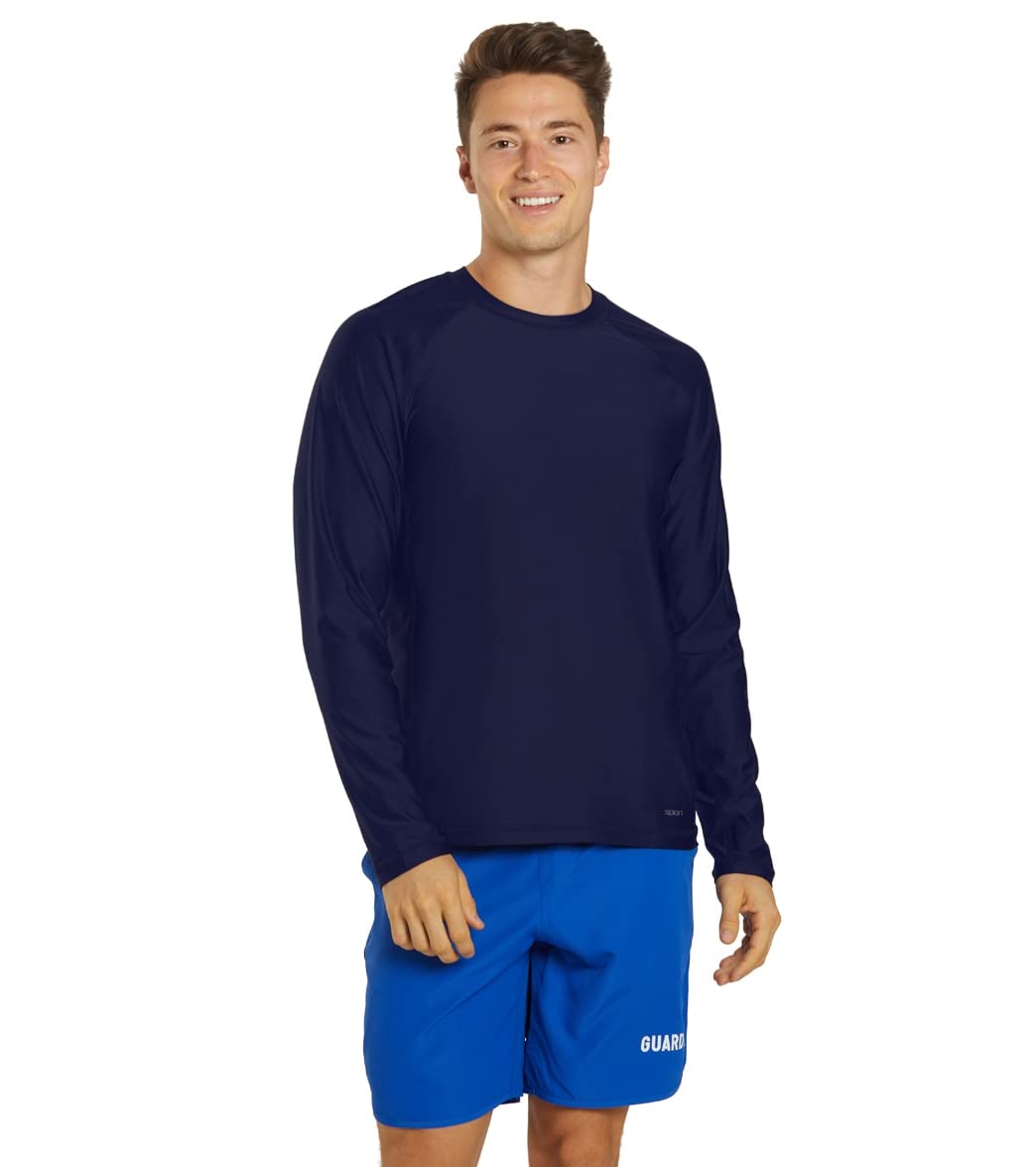 Men's L/S UPF 50+ Swim Shirt - Rashguard for Men - Comfortable Men's Rash Guard Shirts-image-34