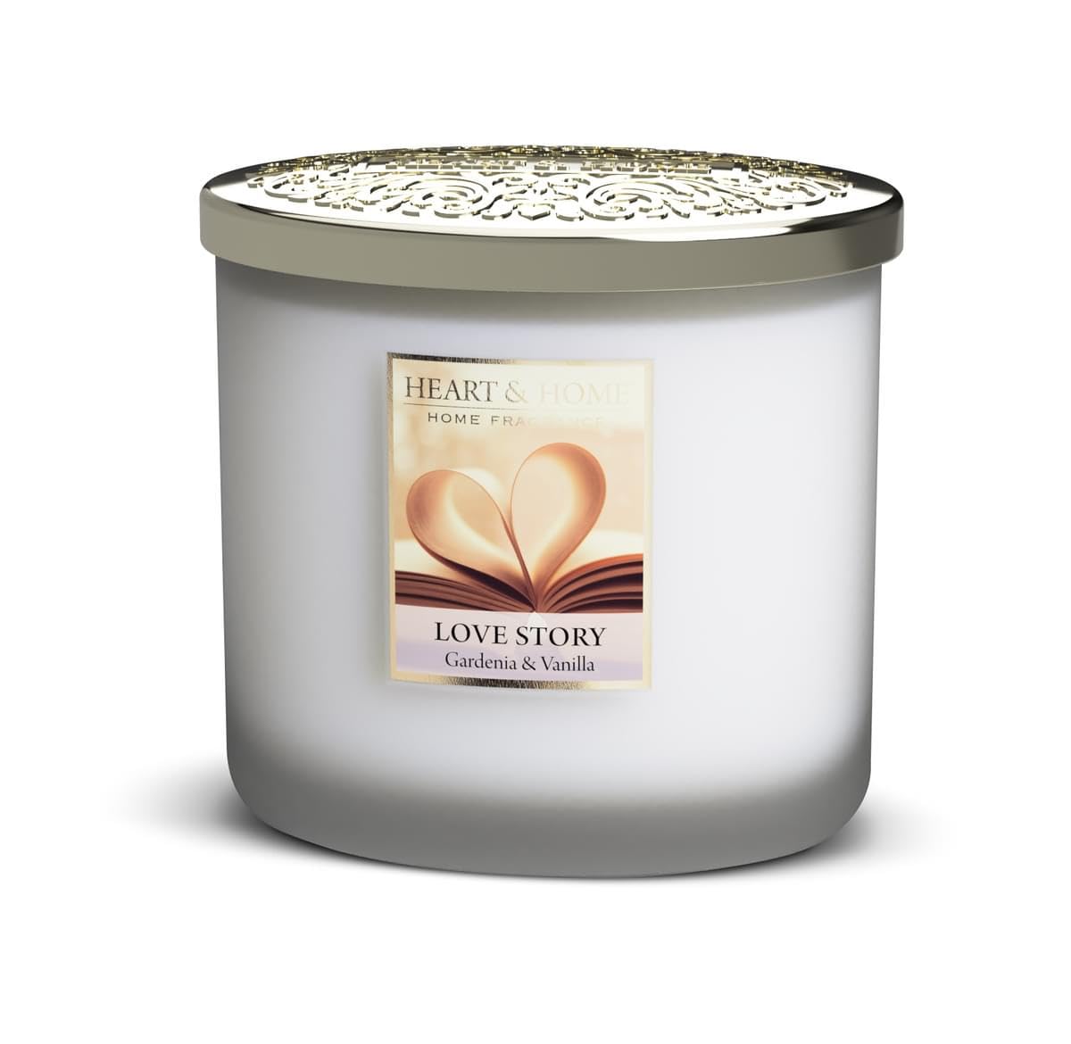 Heart and Home Twin Wick Candle (Love Story)
