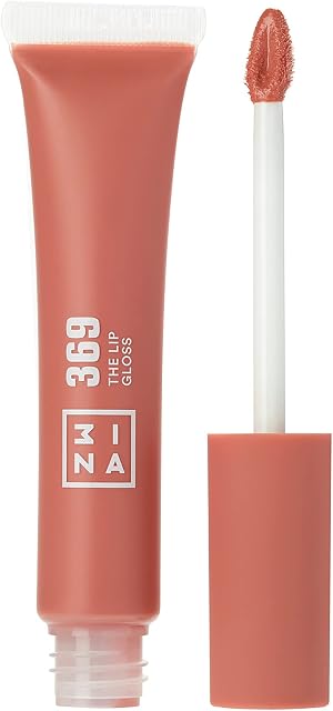 3INA MAKEUP - Vegan - Cruelty Free - The Lip Gloss 369 - Brązowy różowy - Efekt połyskujących i lśniących - Kremowa nawilżająca konsystencja - Wysoka pigmentacja - Nawilżająca formuła