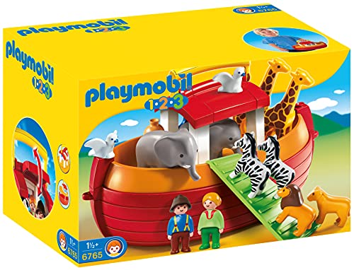 PLAYMOBIL 1.2.3 Arca de Noé Maletín, A partir de 18 meses (6765)