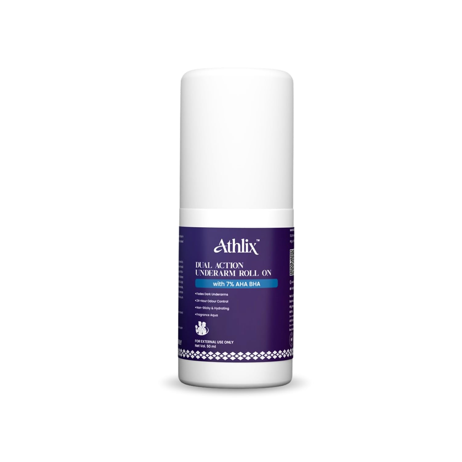Dual Action Underarm Roll-On Serum – 72H Odor Defense, Exfoliation & Brightening | Ingrown Control, Fast-Dry & Alcohol-Free | Aqua Fresh Fragrance for Men & Women-picture-14