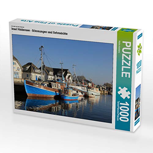 CALVENDO Puzzle Hafen Von Hiddensee – 1000 Teile, 64 X 48 Cm, Premium-Qualität