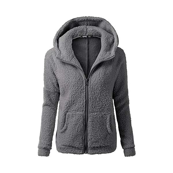 Hoodies for women zip up comfy warm plus size sherpa jackets with pockets lightweight fleece lined fall winter coats
