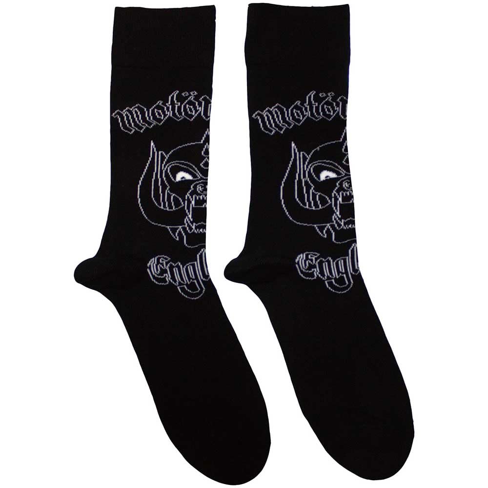 Rock Off officially licensed products Motorhead England Band Logo Ankle Socks One Size