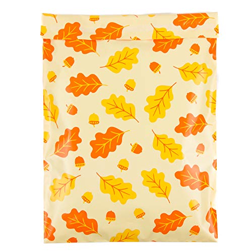 Image of Inspired Mailers - Poly Mailers 10x13-100 Pack - Fall Foliage - Shipping Envelopes for Clothing - Poly Bags for Shipping - Poly Mailer Bags - Mailing Envelopes
