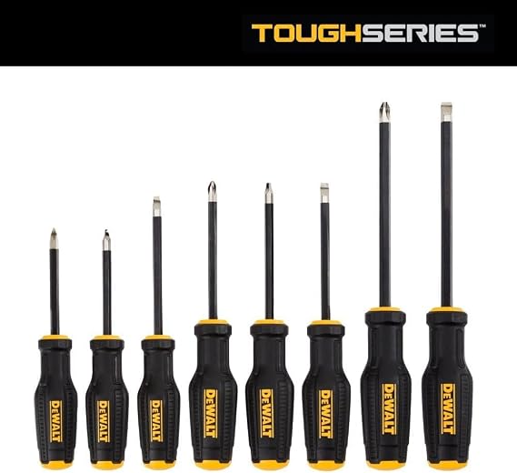 مجموعة مفك البراغي Dewalt Toughseries 8 قطعة