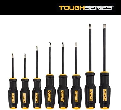 مجموعة مفك البراغي Dewalt Toughseries 8 قطعة