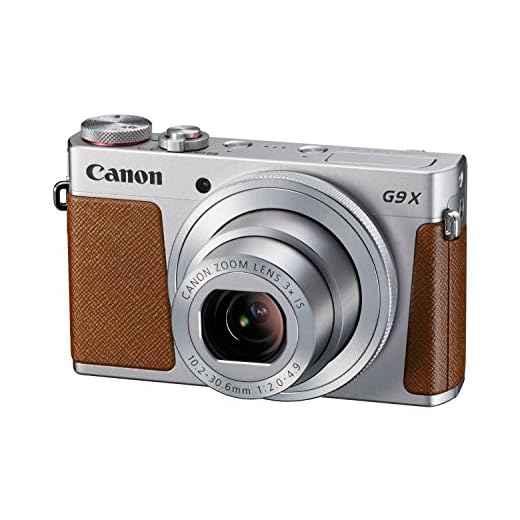 Canon PowerShot G9 X - Cámara de Bolsillo de 20.2 MP (Pantalla de 3", Zoom óptico 3X, estabilizador Digital, vídeo Full HD), Color Gris