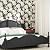 ILHIIOR Black Floral Peel and Stick Wallpaper - Boho Vintage Leaf Gold Floral Wall Paper Removable Self Adhesive for Cabinet Drawers Wall Decor 17.5''x393''