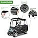 10L0L 2 Passenger Golf Cart Enclosure fit Yamaha G29 Drive, 600D Heavy Duty Yamaha Rain Cover with Clear PVC Windshield,Waterproof and UV Block Oxford Cloth