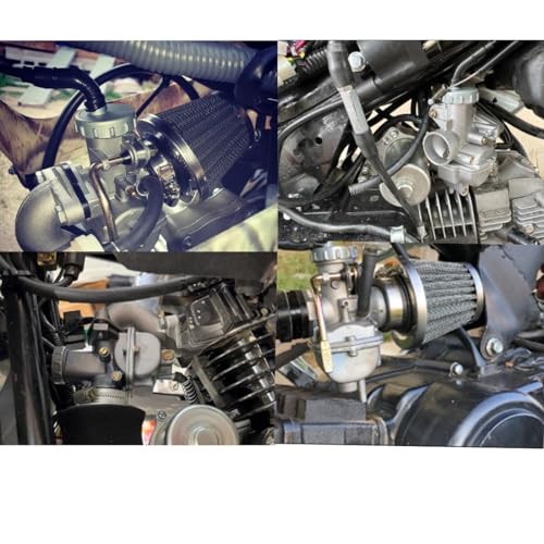 Image of PZ20 Carburetor with Air Filter for Taotao SunL Kazuma Baja (1Set) | PZ20 Carb for 50cc 70cc 90cc 110cc 125cc NST Chinese Quad 4 Stroke ATV Go Kart Dirt Bike Honda CRF50F CRF80F (1Set)