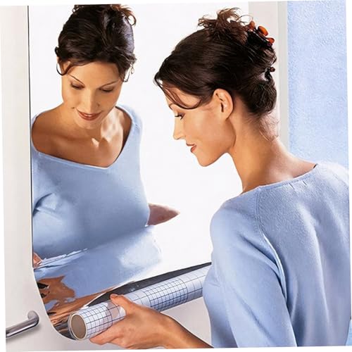 Miroir auto-adhésif flexible incassable pour rénover un placard