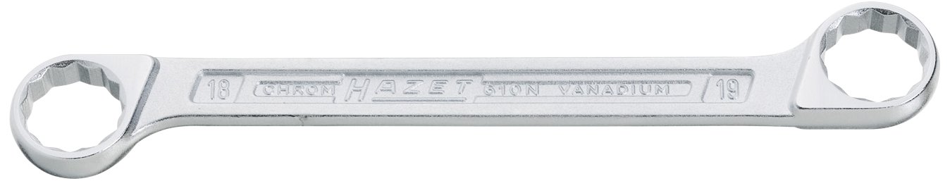 Hazet 610N-​30X34 Chiave a Doppio Anello, Argento, Apertura Chiave 30 X 34, Lunghezza 326.7 mm
