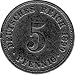 Produktbild Münze 5 Pfennig Deutsches Kaiserreich, 1899 A (Jäger: 12) Sehr Schön