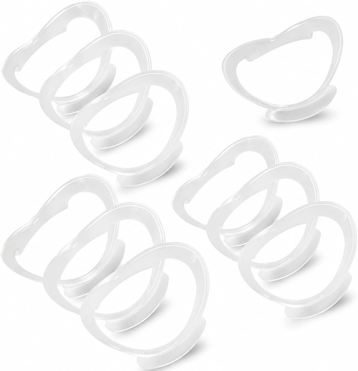 10 Pcs Lip Ring Retractor, Dental Grade Mouth Opener For Speak Out Games, Cheek Expansion Mouthpiece Game Tool For Party Hilarious Family Kids Fun Gaming