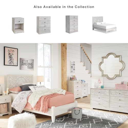 Signature Design by Ashley Paxberry 5 Drawer Chest of Drawers, Whitewash - image 8