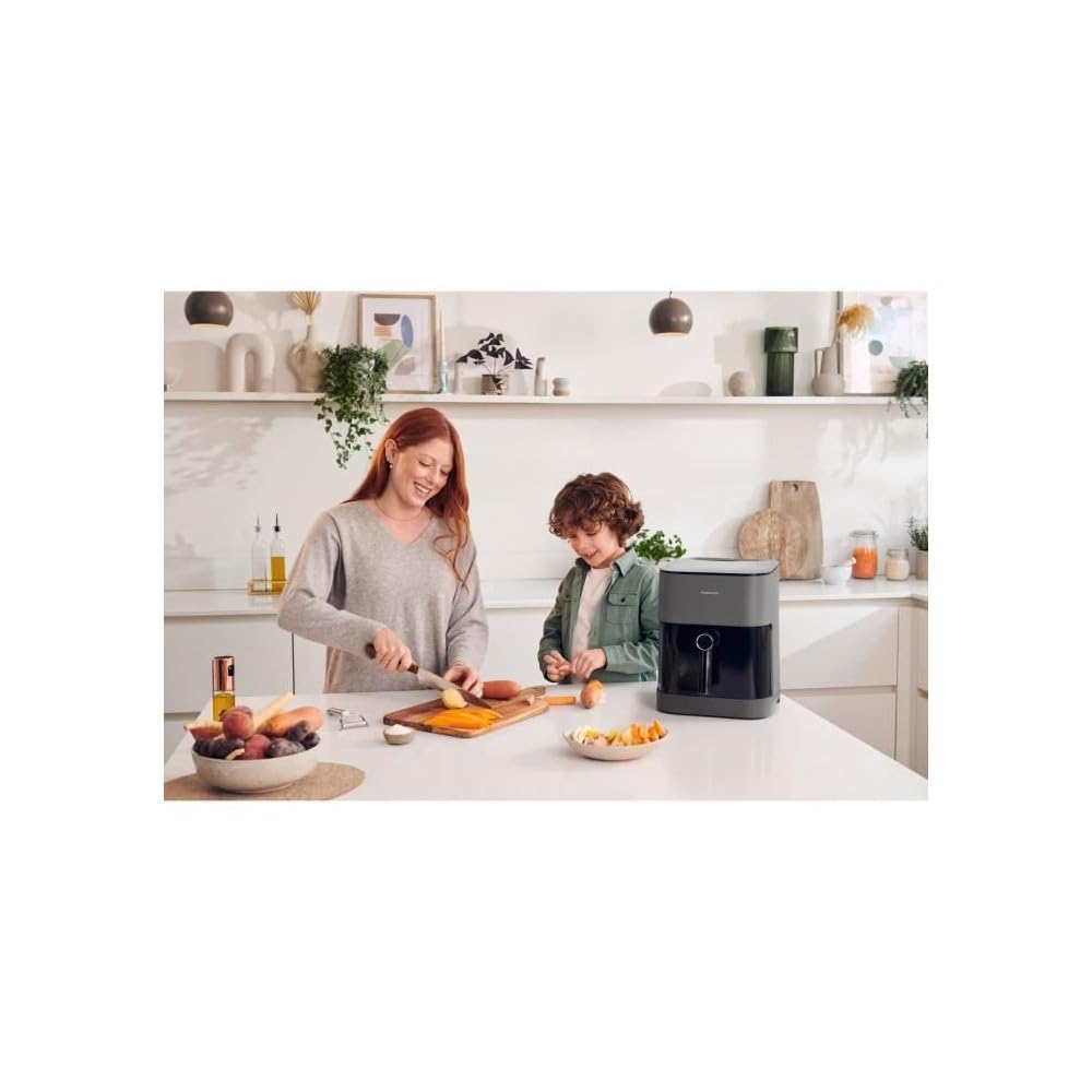 Panasonic Hei?luft-Fritteuse 1450 W Grau (NF-CC500SXE)