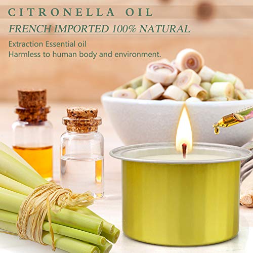 24 Pack Citronella Candles Outdoor, 240H Burning For Natural Soy Candle, Citronella Candle, Portable Camping Candles Set For Patio Garden Balcony Bbq, Gifts For Summer #TOP4