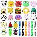 Eproperous Phone Protect Accessory Cute Cable Protector, 33PCS Saver Charging Protectors Protector...