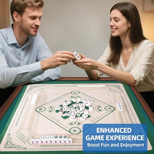 Set de 4 Soportes para Fichas de Mahjong con Empujadores Giratorios miniatura 7