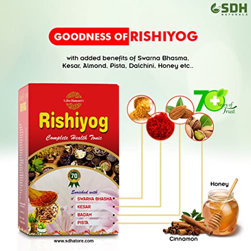 Image of SDH Naturals RISHIYOG (1 kg) Health Suppliment Immunity Booster for whole family for all age groups, it builds immunity, strength, revitalizes the body