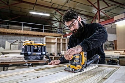 DEWALT DCW200N-XJ 18V XR Brushless 1/4 Sheet Palm Sander (Bare Unit) 11 DEWALT DCW200N-XJ 18V XR Brushless 1/4 Sheet Palm Sander (Bare Unit) - Image 11