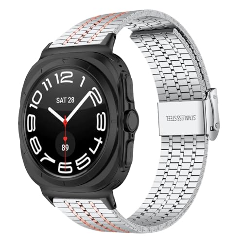 Correa de acero inoxidable Galaxy Watch Ultra 47mm pulsera metálica de eslabones VELORE
