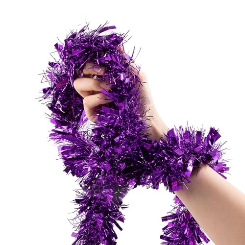 Odot 2 Stück Lametta Girlande Weihnachten, Weihnachtsbaum Ornamente...