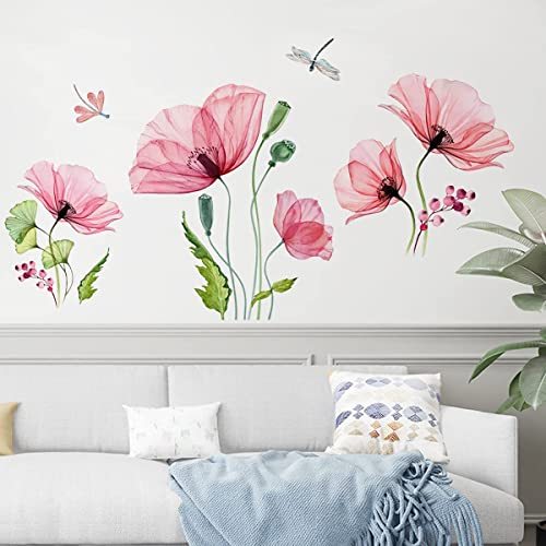 Adhesivos Pared Decorativos Flores Marca SOEWIOU