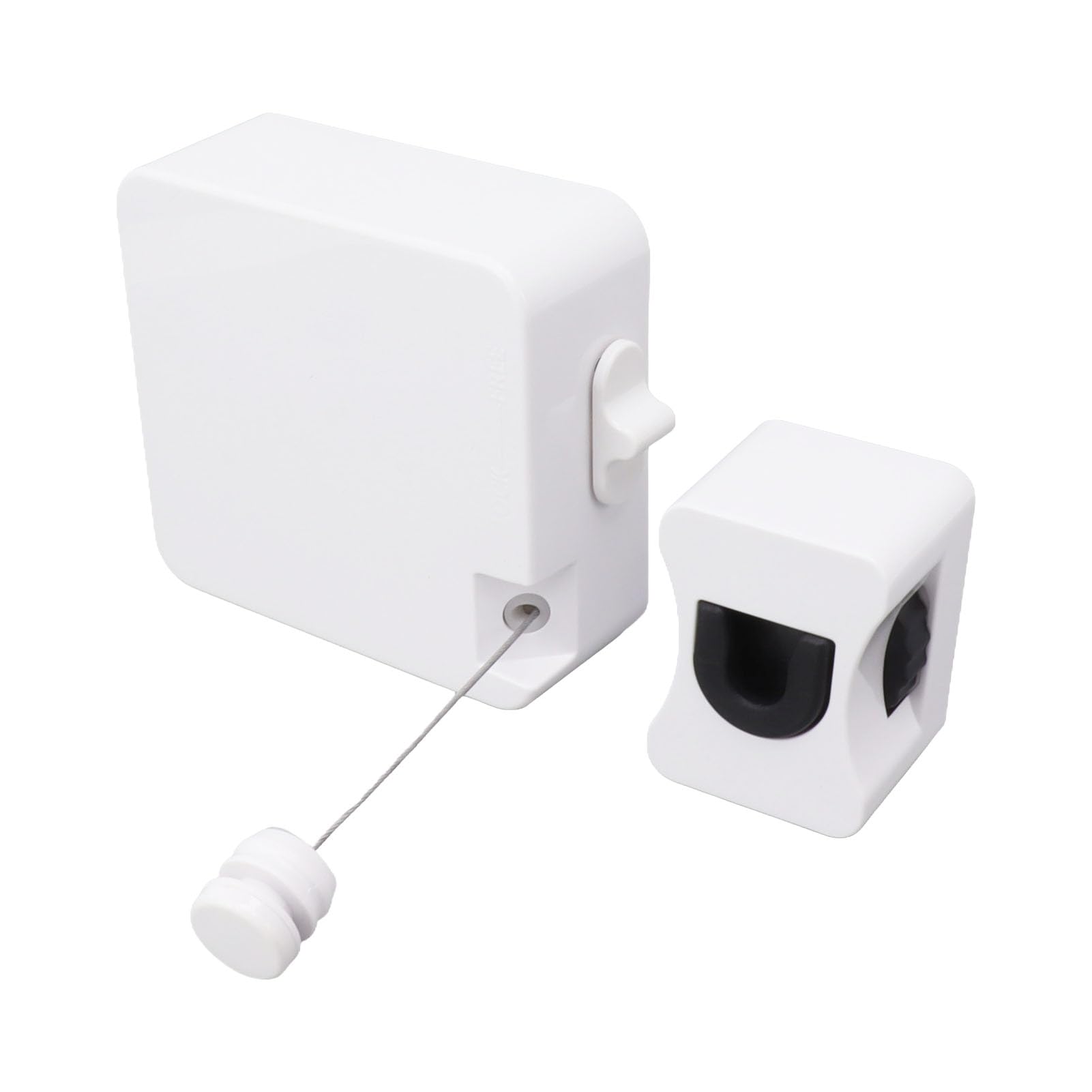 Greensen Clothes Line Extendable, Retractable Clothes Line Wall Clothes Line Wall Dryer Stainless Steel Clothes Line for Indoors and Outdoors, Drying Length of 6 M (9026W White)