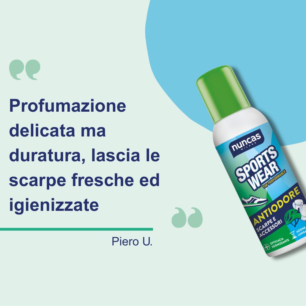 Nuncas Sportswear - Spray Refrescante para Zapatos - 150 ml