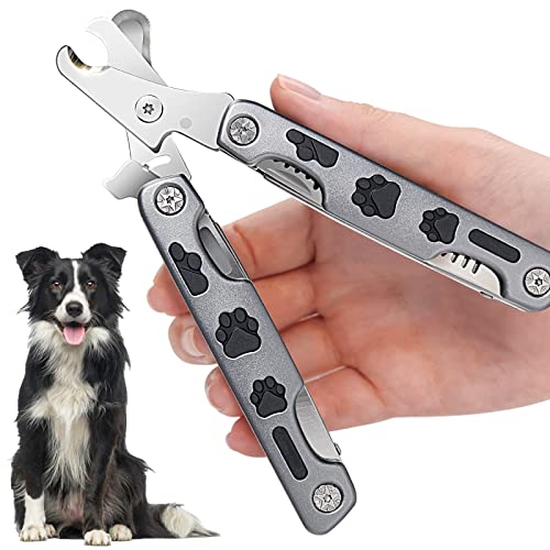 Pamlulu-Dog-Nail-Clippers-Trimmer-for-Small-Medium-Large-DogPet-Grooming-Tool-with-Quick-SensorNail-FileHair-Brush2Suitable-for-PetCats-RabbitsDogs