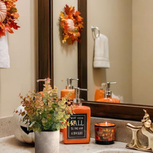 2packfallsmallfakeplantseucalyptuspottedfallartificialplantsfalldecorationsforhomeshelfofficebathroomdeskfarmhouseroomcoffeetabledecorfallchristmasdecoryellow  Urban Country Home Decor 2 pack fall small fake plants eucalyptus potted fall artificial plants fall decorations for home shelf office bathroom desk farmhouse room coffee table decor fall christmas decoryellow  urban country home decor
