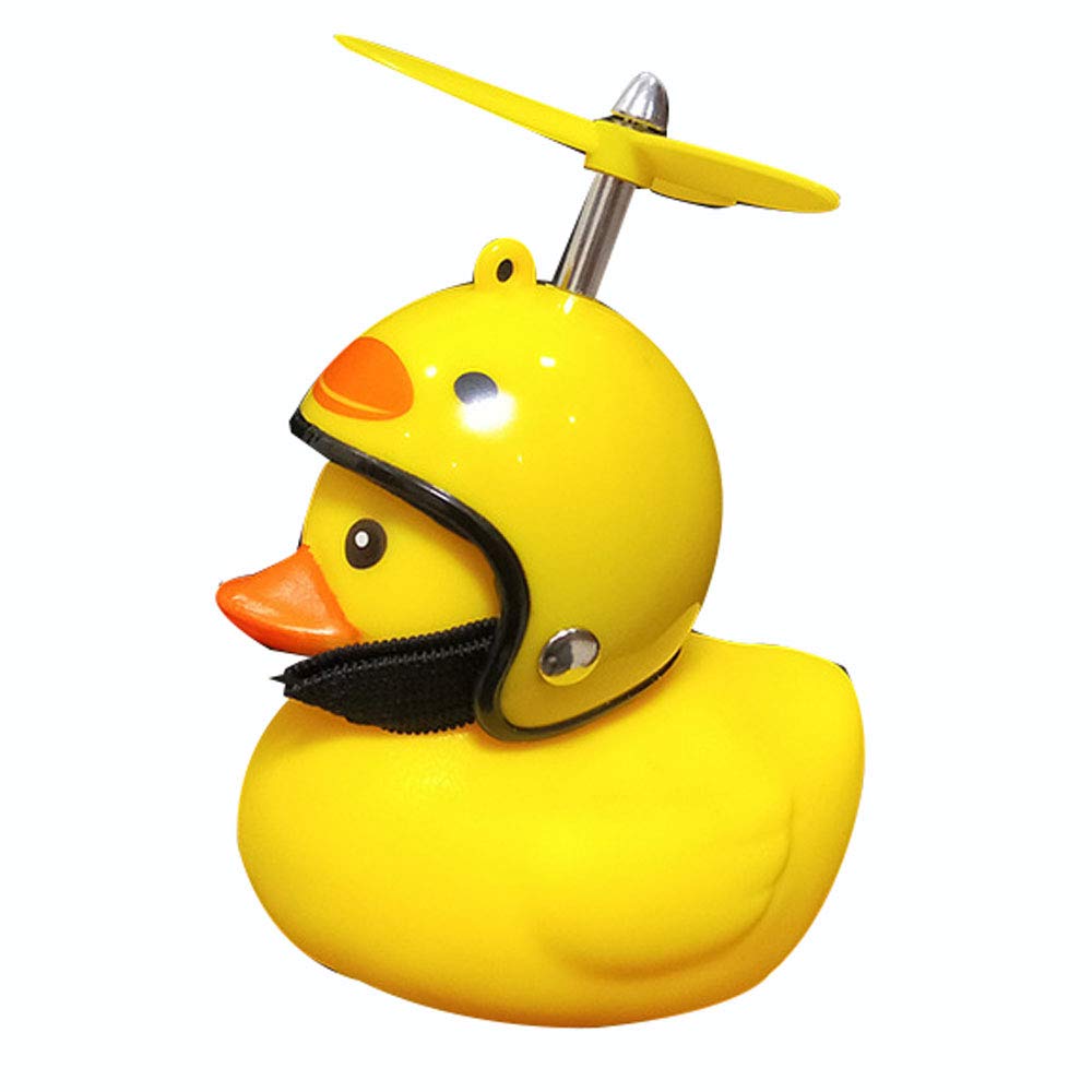Chao Bicycle Bell,Novelty Helmet Rubber Yellow Duck Bike Horn,small And Cute Bicycle Bell,for Bicycles,electric Vehicles,motorcycles,automobiles,baby Strollers