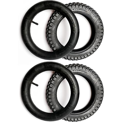 (2 Set) AR-PRO 12.5 x 2.75 Scooter Replacement Tires and Inner Tubes - Tires and Inner Tubes for Schwinn and Dynacraft Electric Scooters