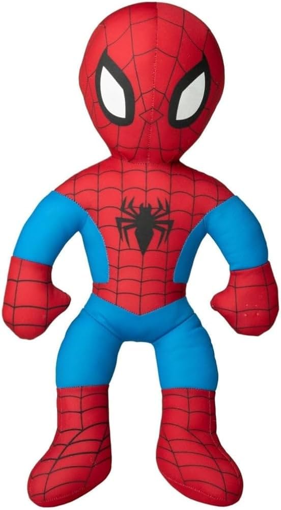 play by play Peluche compatibile Spiderman XL con Suono, 50 cm, Personaggio Rosso e Blu