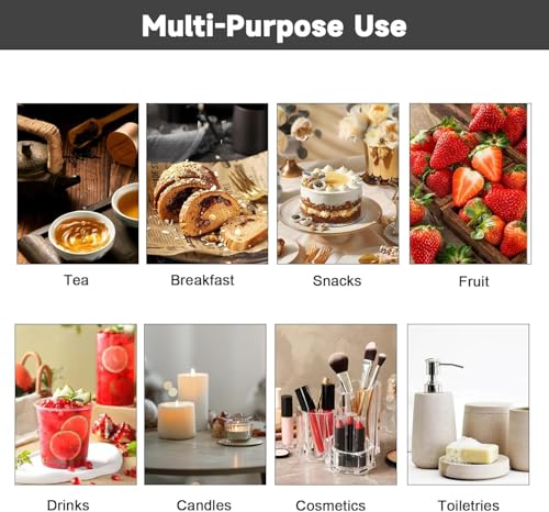 Serviertablett Holz, 32x20x2cm, Tablett Serviertablett,Holztablett Rechteckig,Badezimmer Tablett Schwarz,Küchentablett,Serving Tray,Holz Tablet für Tee,Getränke,Kaffee,Snacks,Bad,Restaurant