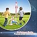 cxjoigxi Rocket Launcher for Kids, Rocketship Toys, 6 Foam Rockets and 2 Launch Pads, Soars Up to 100 Feet, Fun Outdoor Toy Outside Game, Birthday Gifts for Boys Girls Ages 3 4 5 6 7 8 9 10 Years Old