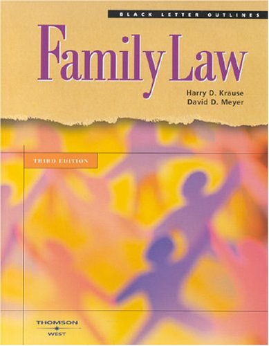 Black Letter On Family Law (Black Letter Outlines) Black Letter On Family Law (Black Letter Outlines)
