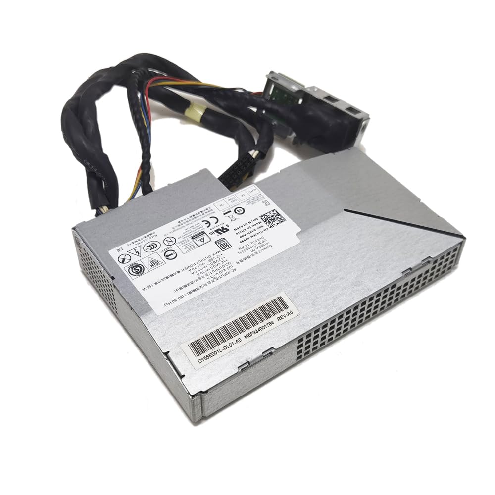 Zasilacz komputerowy transformator, mini 18-biegunowy 155 W do modelu HU155EA-00, AC155EA-00, H155EA-00, H155EA-01 do komputera Dell Optiplex 3240 3250 7440 7450 5250 All-in-One zasilacz