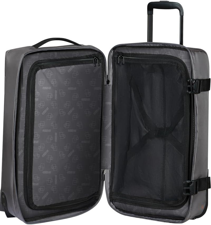American Tourister Urban Track 2 Wheel Travel Bag, Grey (dark grey), S (55 cm - 55 L), Duffel bag with 2 wheels