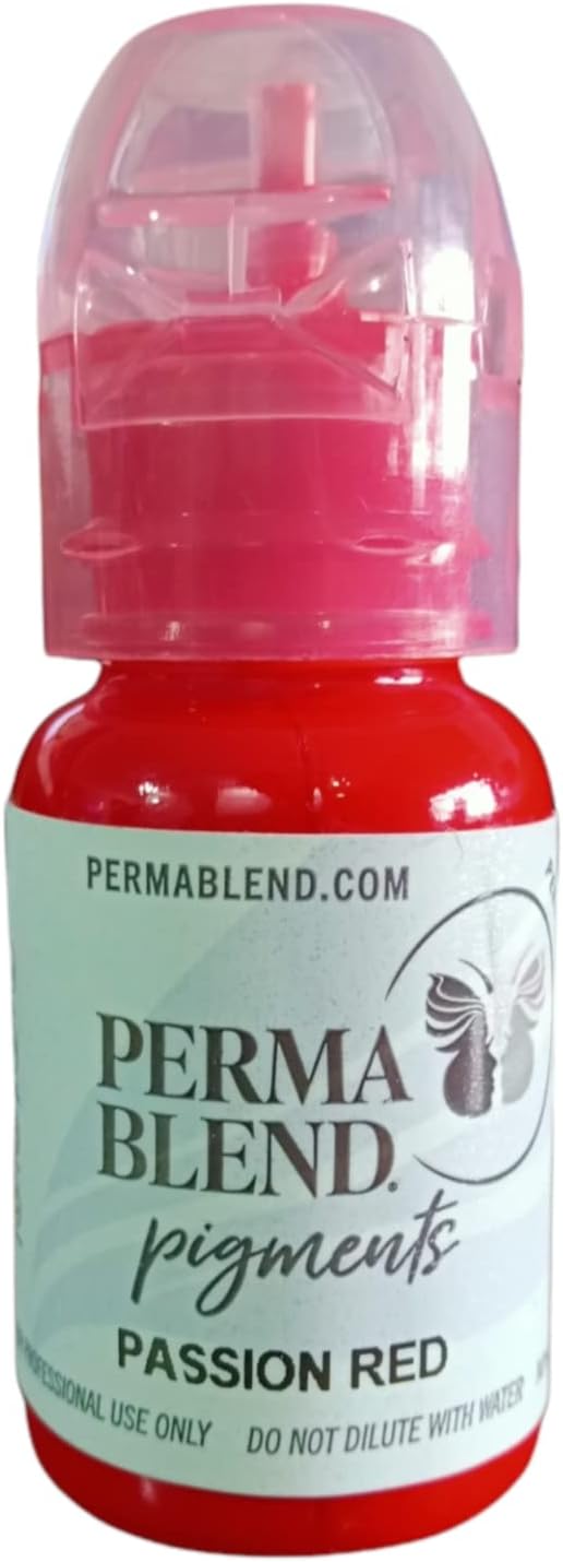 Perma Blend Pigments Professional Lip Color for Permanent Makeup Passion Red 15ml, Bottle