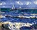 Diy home decor digital canvas oil painting by number kits worldwide famous oil painting The Saintes Ocean by Van Gogh 16*20 inch.