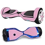 MightySkins Carbon Fiber Skin for Ultra Hoverboard - Pink | Protective, Durable Textured Carbon Fiber Finish | Easy to Apply, Remove, and Change Styles | Made in The USA