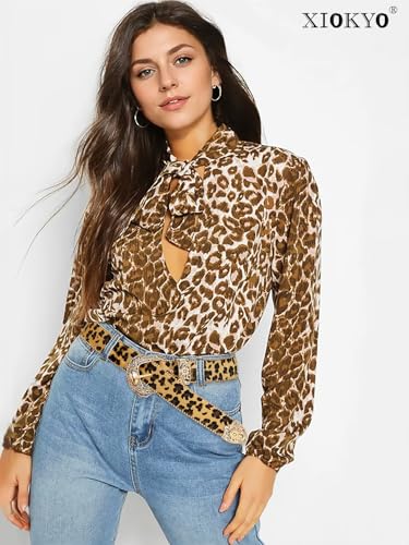 Leopard Cowgirl Belt Western Belt for Women Sparkly Rhinestone Buckle Cowboy Belts Country Belt for Jeans Pants3