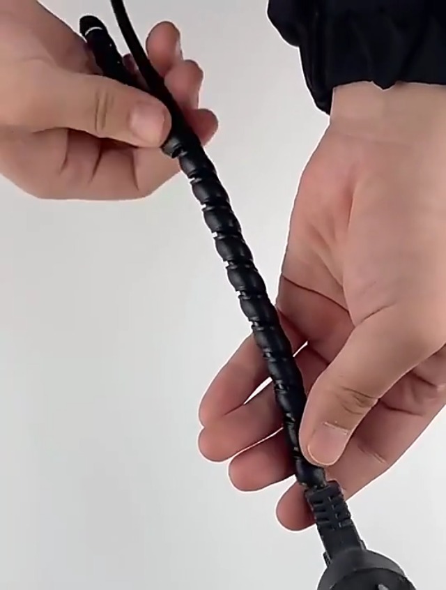 Heli-Tube Avvolgicavo A Spirale Tagliato – Lunghezza 100 Piedi, Protezione Cavi